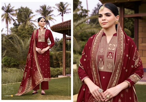 Naari Mehar Muslin Designer Embroidery Work Salwar Suit